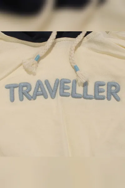 Erkek Bebek Mavi Laci Şişme Yelekli Traveller Nakışlı 3'lü Takım