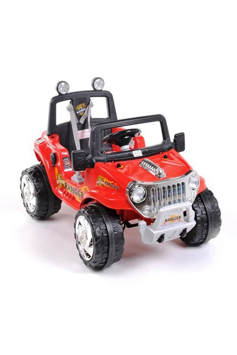 Pilsan Ranger Akülü Araba 12 Volt 05-107 Kırmızı