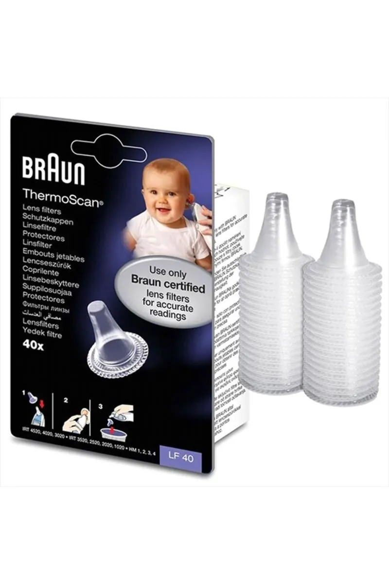 Braun LF40 Ateş Ölçer Yedek Filtre