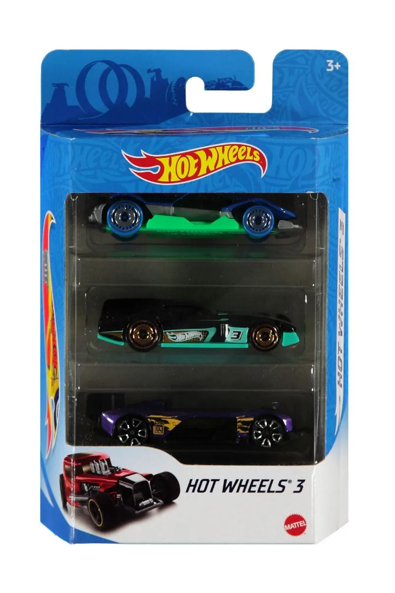 Hot Wheels 3lü Araba Seti K5904