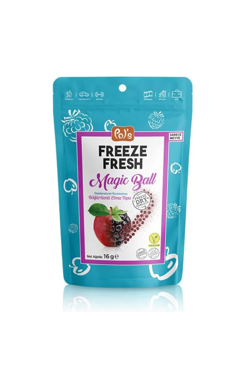 Pol’s Freeze Fresh Magic Ball Böğürtlenli Elma Topu 16 Gr