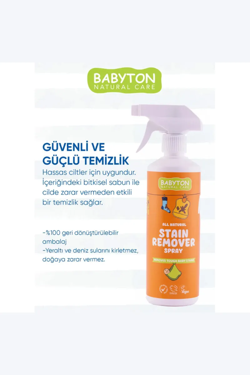 Babyton Doğal Leke Çıkarıcı Sprey 500 ml