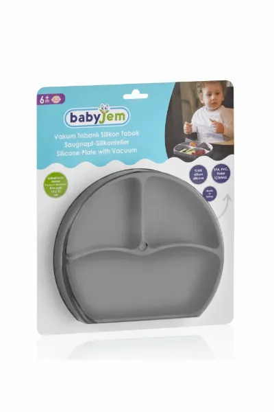 BabyJem Silikon Tabak 715 Gri