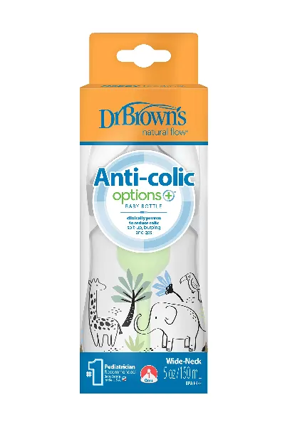 Dr.Brown's Geniş Ağız PP Antikolik Options Biberon 150 ml Erkek