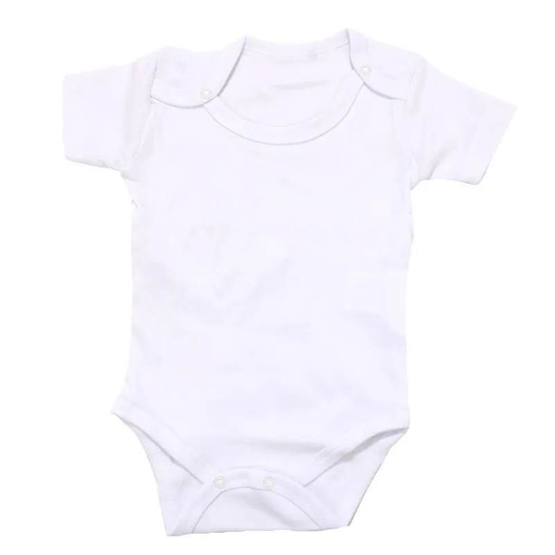 Unisex Beyaz Kısa Kollu Body Zıbın