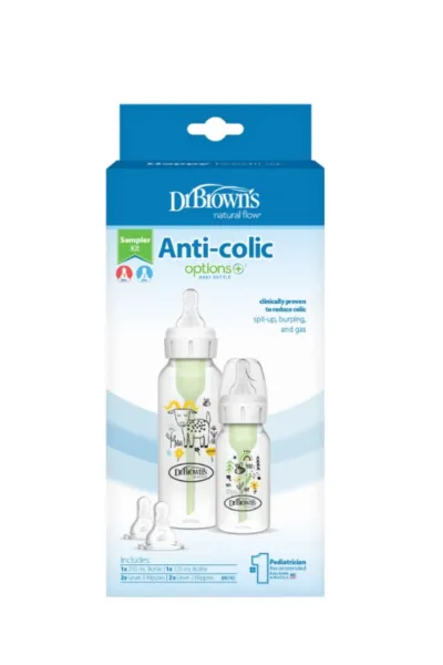 Dr.Brown's Options PP Dar Ağız 2'Li Biberon Seti 120 & 250 ml