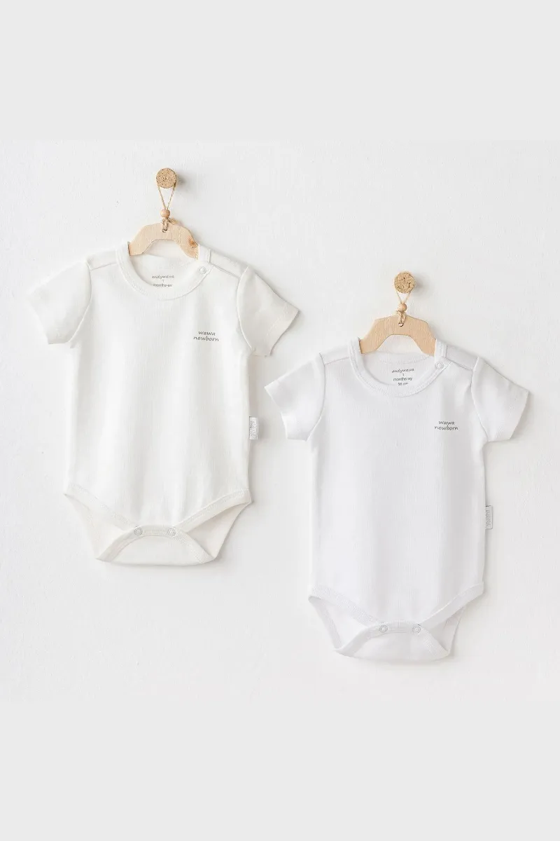 Andywawa AC25211 Short Sleeve 2'Li Basic Body Ekru
