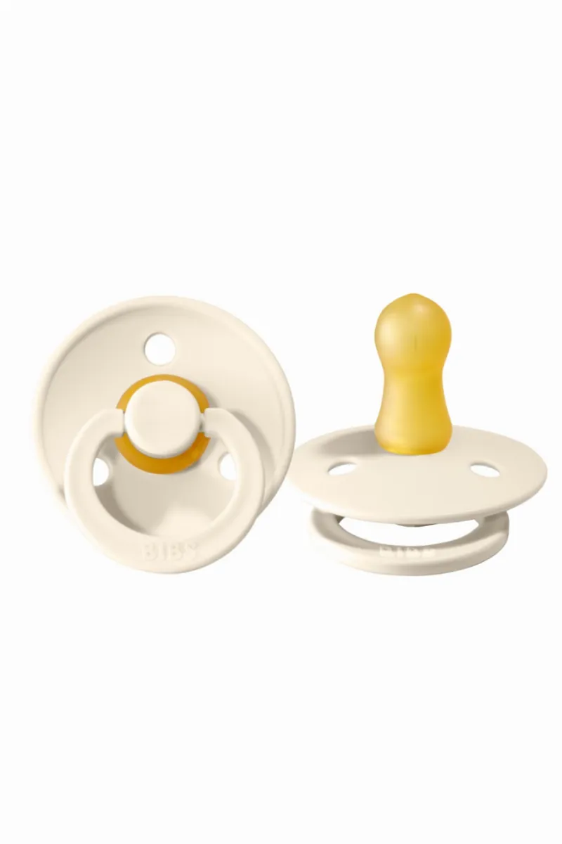 Bibs Colour Kauçuk Emzik 6-18 Ay Ivory