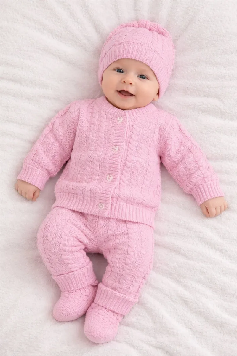 Pembe Triko Bebek  Takım - 4'lü
