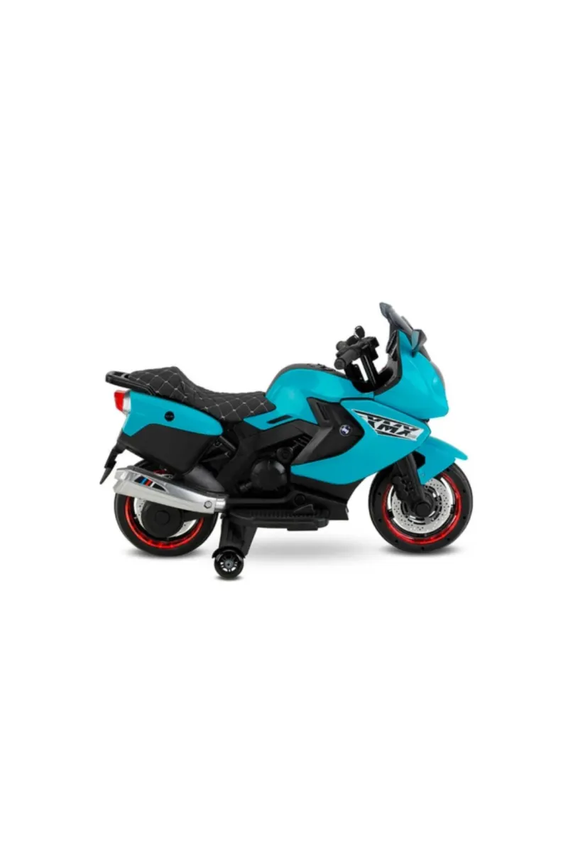 Babyhope 438A XMX-316 Ledli Akülü Motor 12 Volt Turkuaz