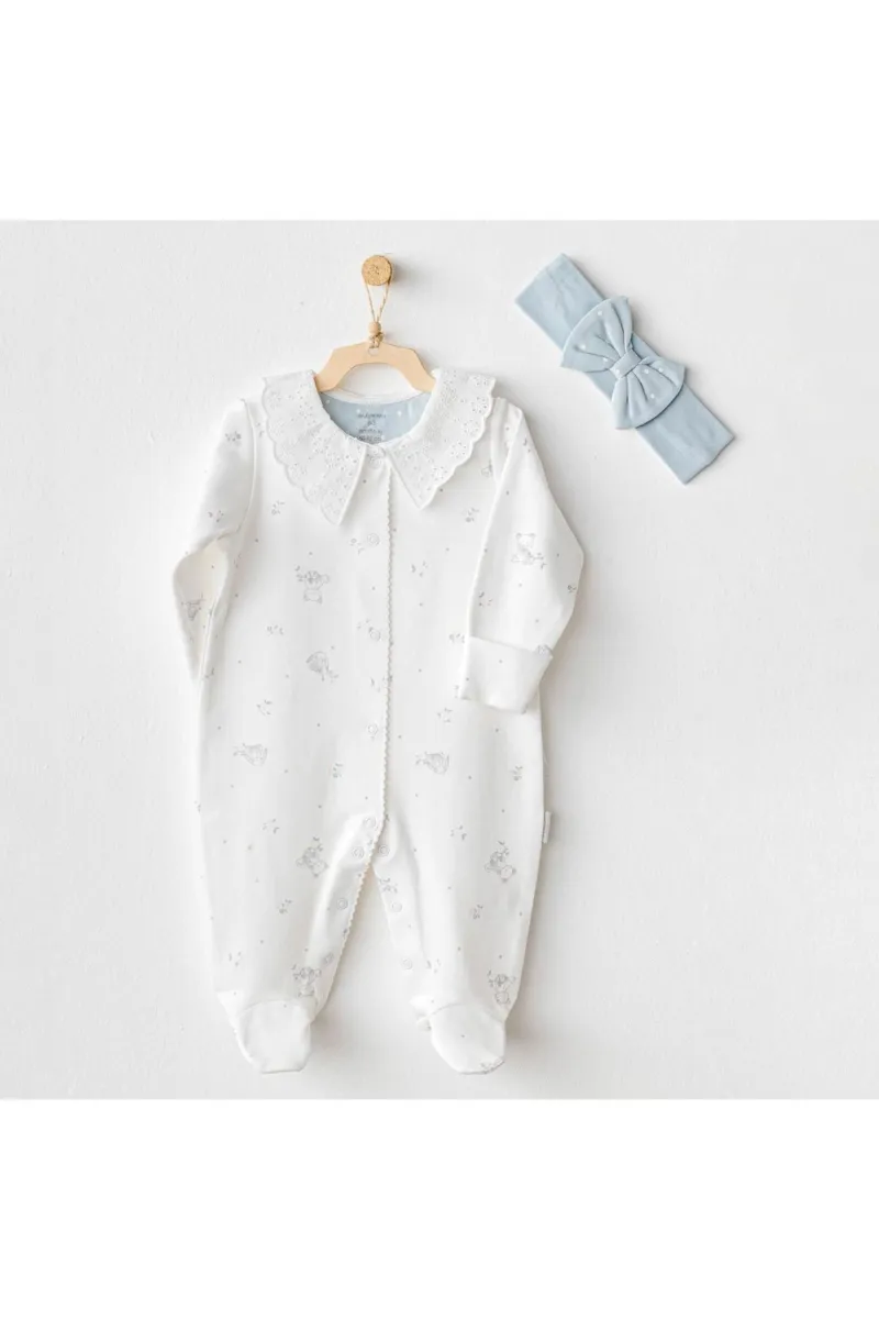 Andywawa AC25644 Cuddly Bunny Bear Tulum Takım Ekru