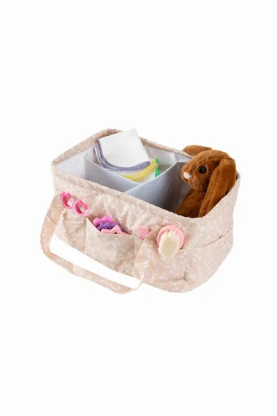 BabyJem Katlamalı Anne & Bebek Organizer 795 Somon Çiçek