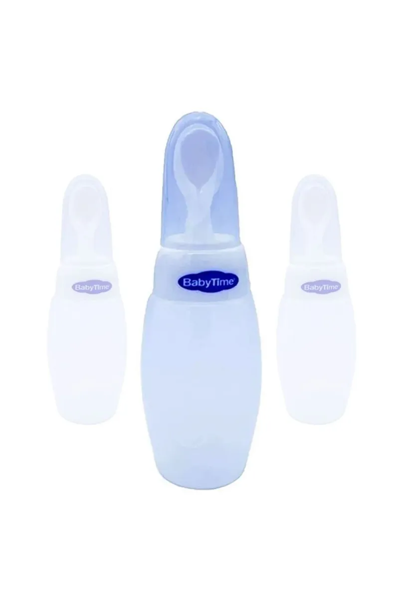 Babytime Beyaz Kaşıklı Biberon