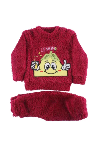 Kız Bebek Mor Lemon Welsoft 2'li Peluş Takım