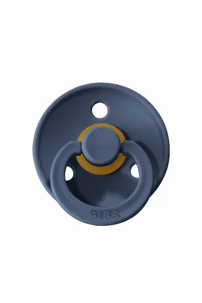 Bibs Colour Kauçuk Emzik 0-6 Ay Steel Blue