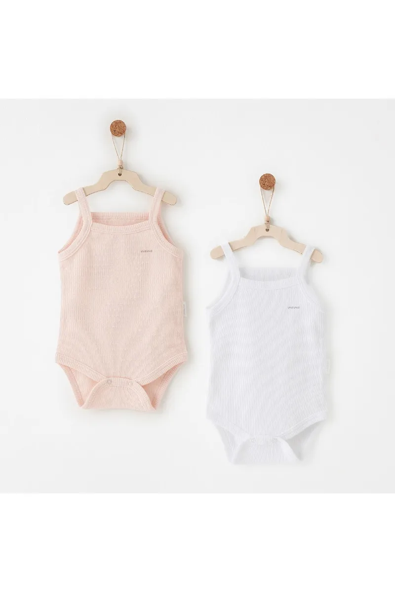 Andywawa AC26760 Special Modal 2li Askılı Body Pink White