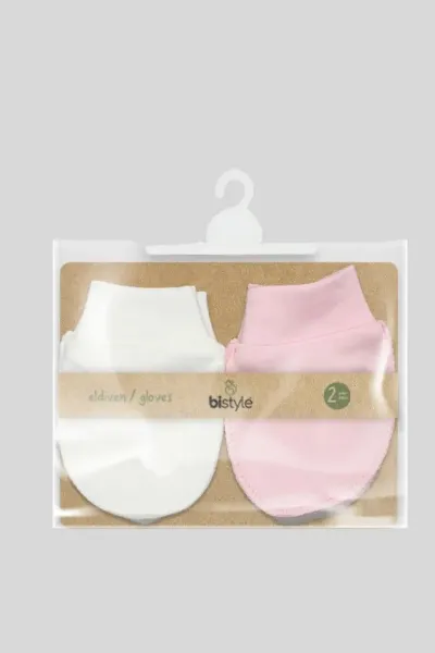 Bistyle 2Li Penye Eldiven Basıc 90108 Pembe
