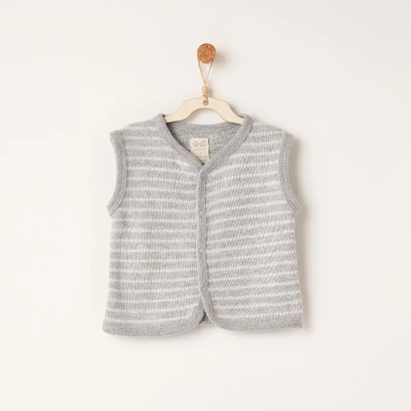 Andywawa Bebek Yelek Casual Ac26221 Grey