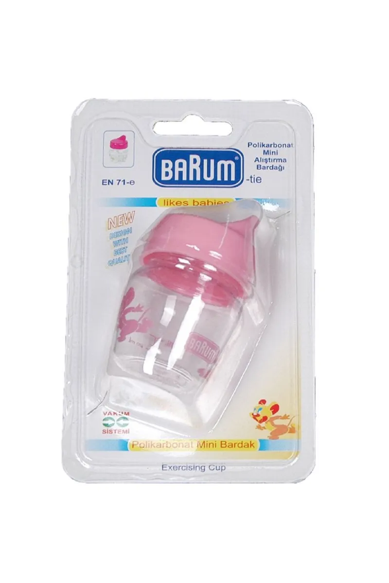 Barum Polikarbonat Mini Alıştırma Bardağı Pembe