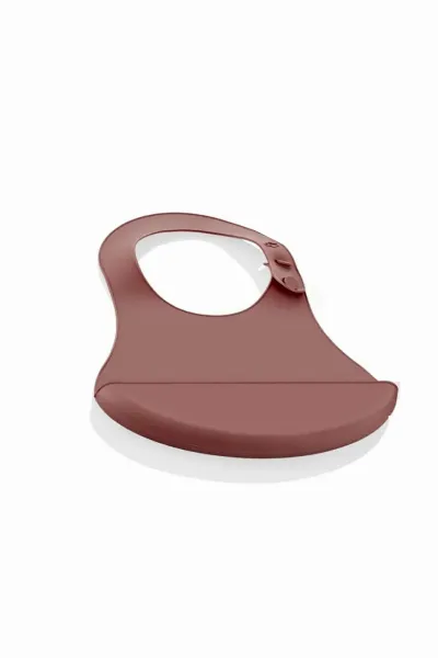 BabyJem Mini Silikon Önlük 718 Mocha