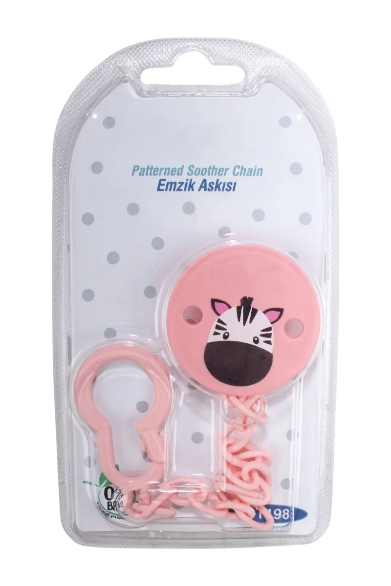 Pembe Zebralı Emzik Askısı