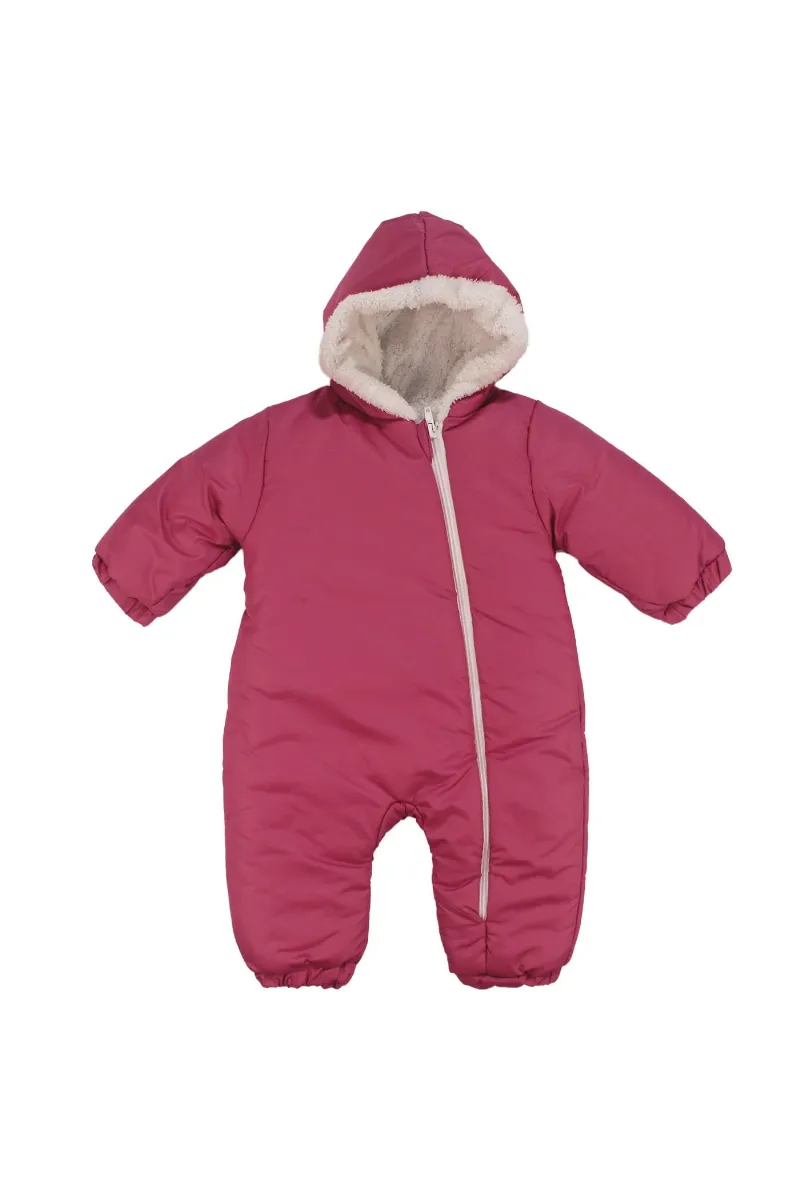 Kız Bebek Fuşya Peluş İçli Düz Kozmonot