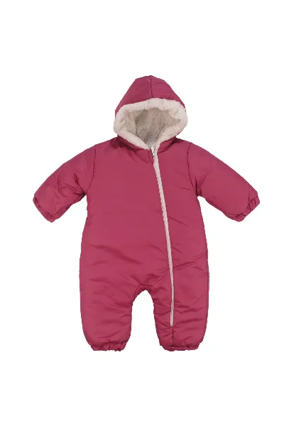 Kız Bebek Fuşya Peluş İçli Düz Kozmonot