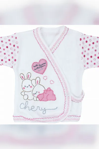 Chery Kalpli Pembe 5 Parça Kız Bebek Hastane Çıkış Seti