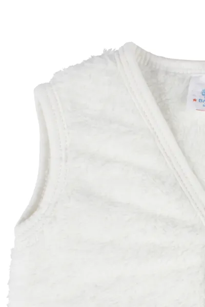 Unisex Beyaz Welsoft Yelek