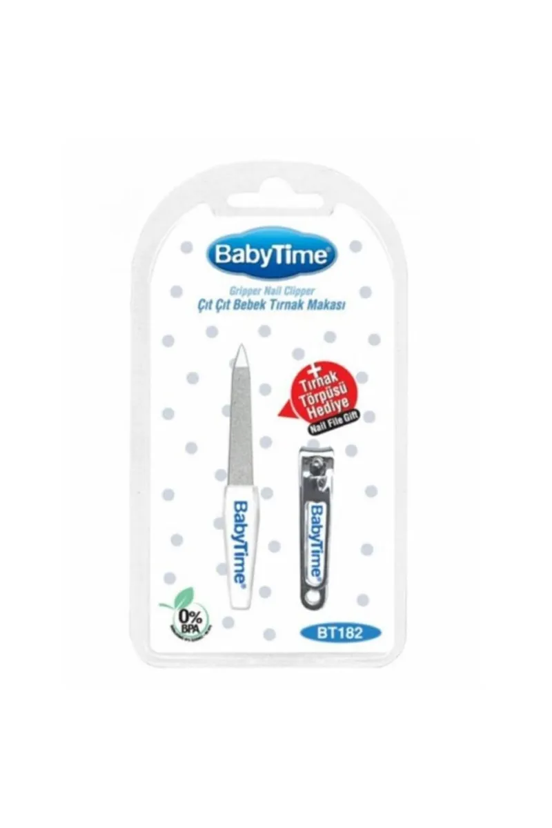 Baby Time Çıtçıtlı Tırnak Makası Seti