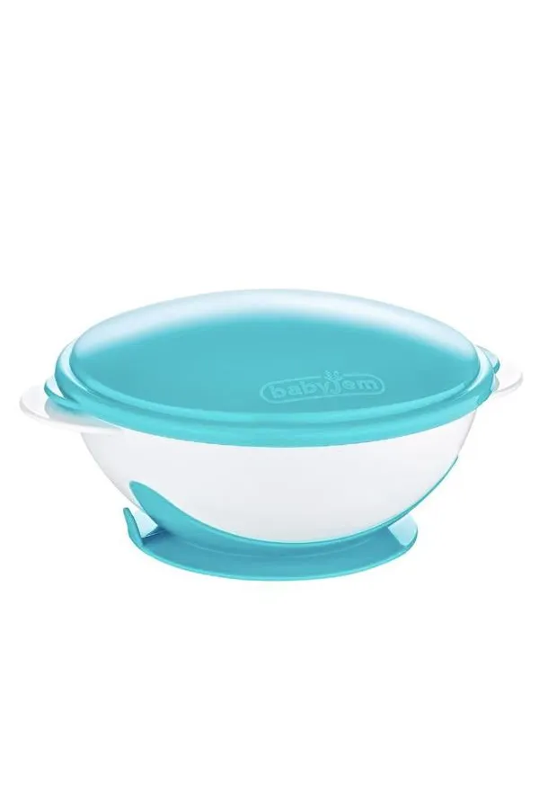 BabyJem Vakumlu Mama Tabağı 565 Mavi