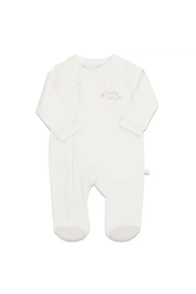 Bistyle Tulum Fermuarli Modal Lovely Fishing 15132 Ekru