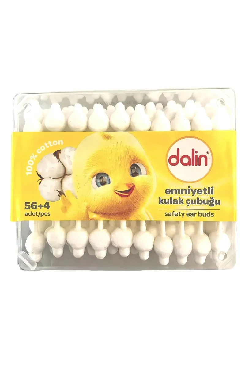 Dalin Emniyetli Kulak Çubuğu 60 Adet