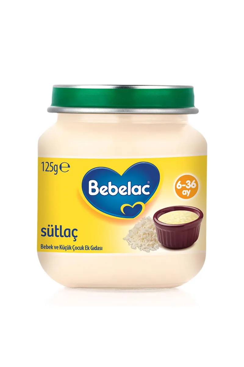 Bebelac Sütlaç Kavanoz Maması 125 Gr