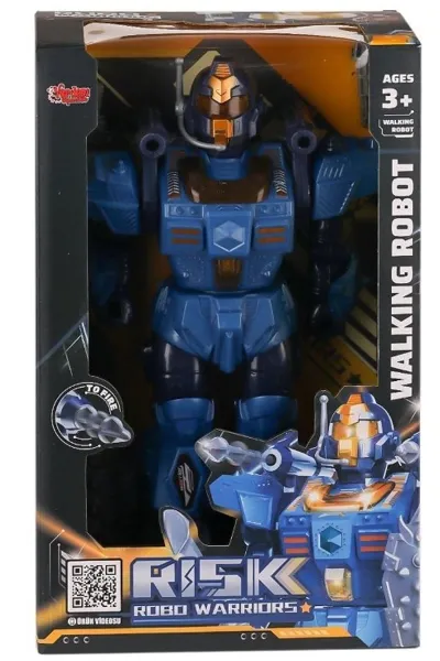 Vardem Işıklı ve Müzikli Roket Atan Pilli Savaşçı Robot DF6051