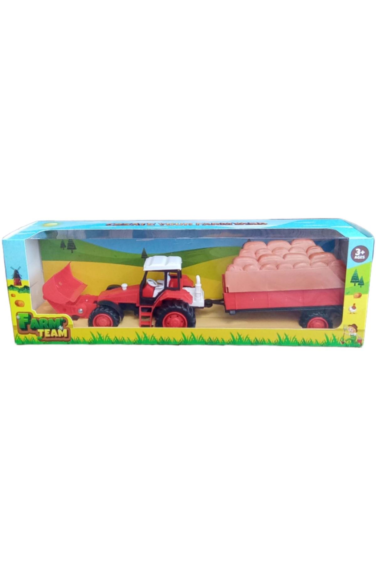 Toysan Sürtmeli Remorklu Traktör TOY-48
