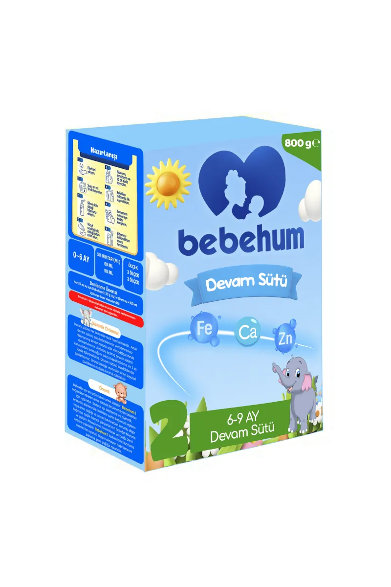 Bebehum 2 Devam Sütü 800 gr 6-9 Ay