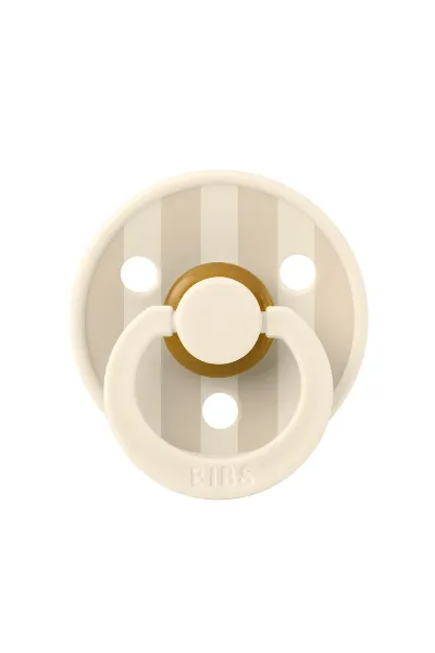 Bibs Studio Colour Block Kauçuk Emzik 0-6 Ay Ivory / Vanilla