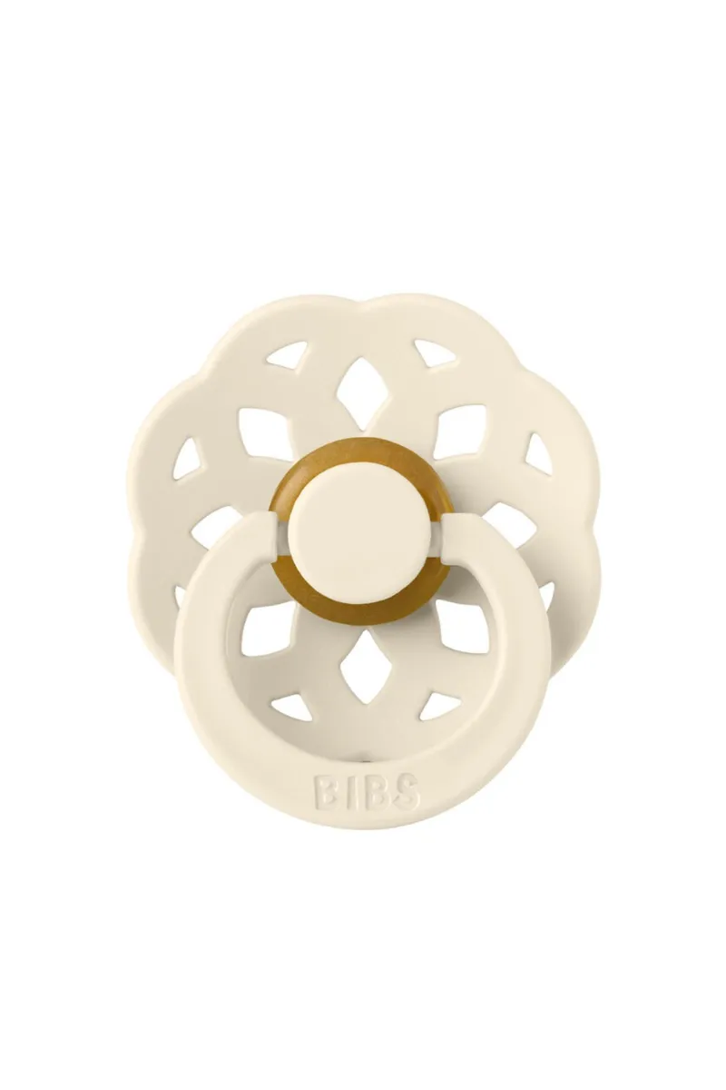 Bibs Boheme Kauçuk Emzik 6-18 Ay Ivory