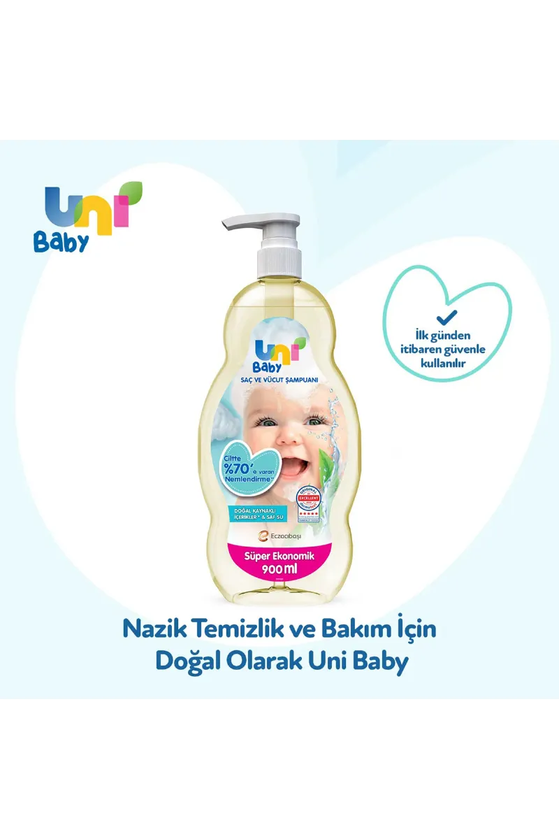 Uni Baby Bebek Şampuanı 900 ml