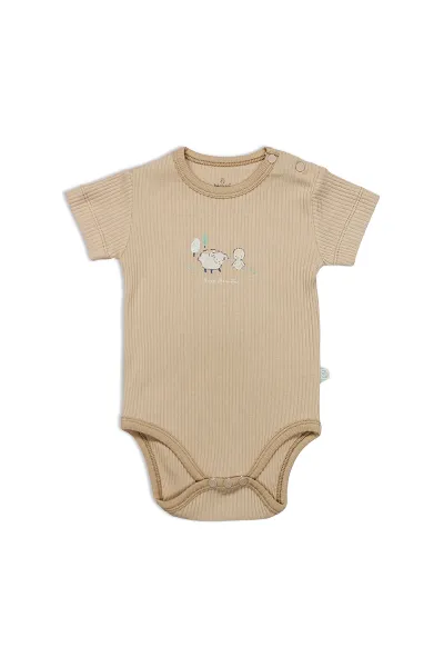 Bistyle Always Dream Yarım Kol 2'Li Body 17114 Ekru Bej
