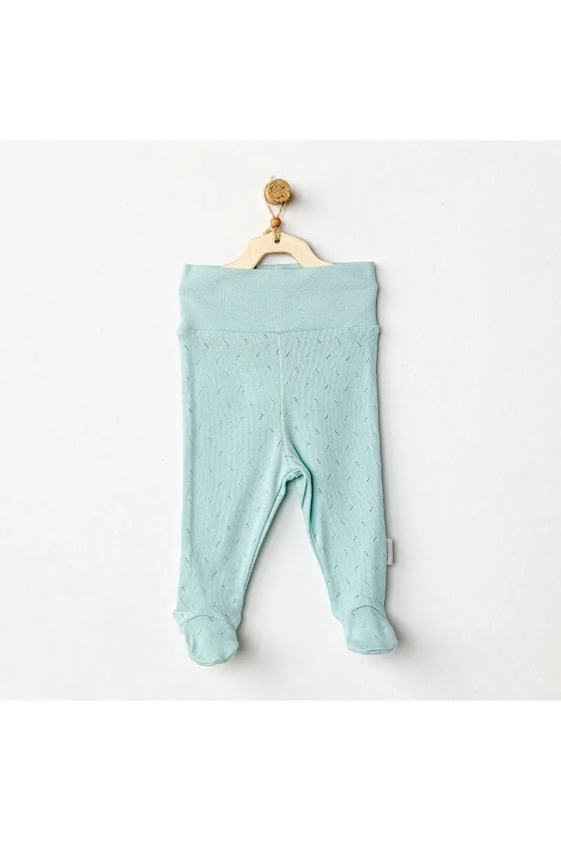 Andywawa AC24706 Jacquard Patikli Bebek Pantolon Green