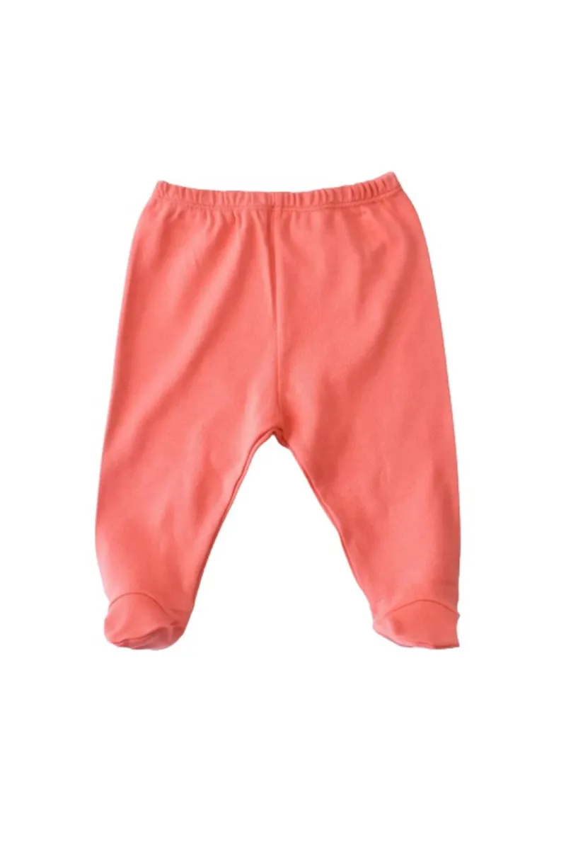 Bibaby Biorganic Wild Flowers Patikli Pantolon 57773 Coral