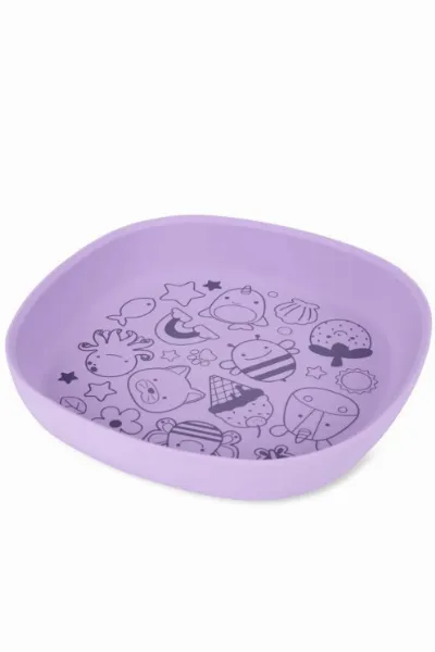 Skip Hop Squad Silikon Tabak Mor