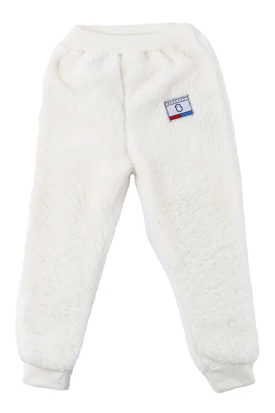 Unisex Ekru Welsoft Peluş Tek Alt