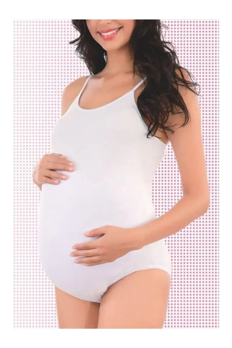 İmer Hamile Çıt Çıt Body 9253 DLST White