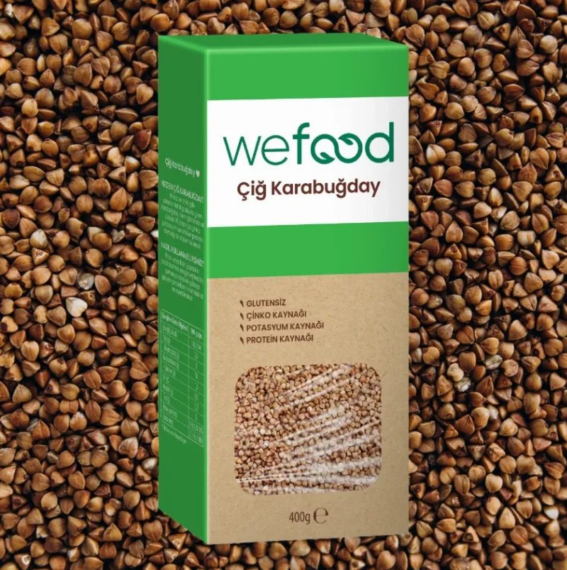 Wefood Glutensiz Çiğ Karabuğday 400 Gr