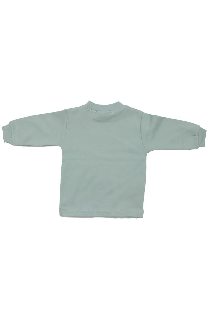 Unisex Soft Yeşil Uzun Kol Body