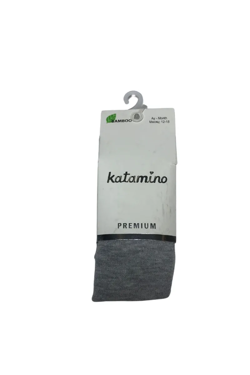 Katamino Liva Bebek Bambu Külotlu Çorap K36000 Gri