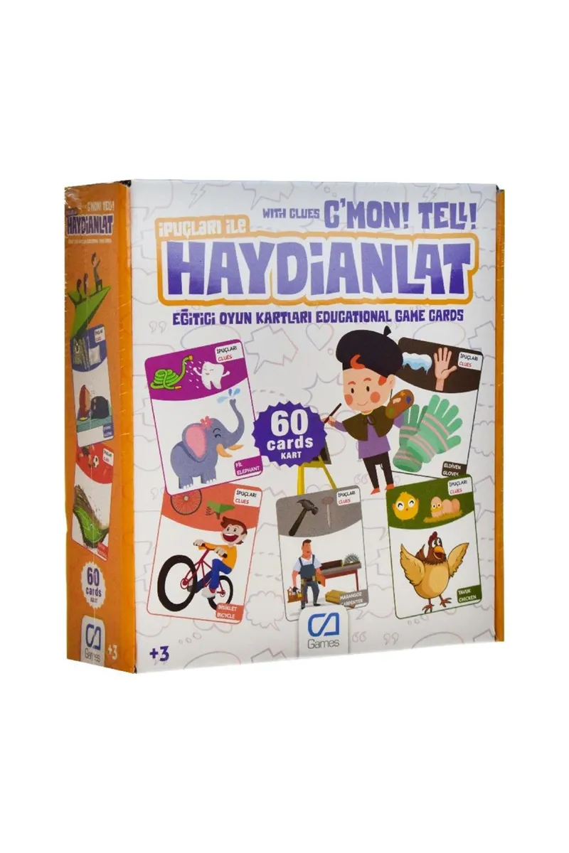 Games Haydi Anlat Eğitici Oyun Kartları 60 Kart 5080